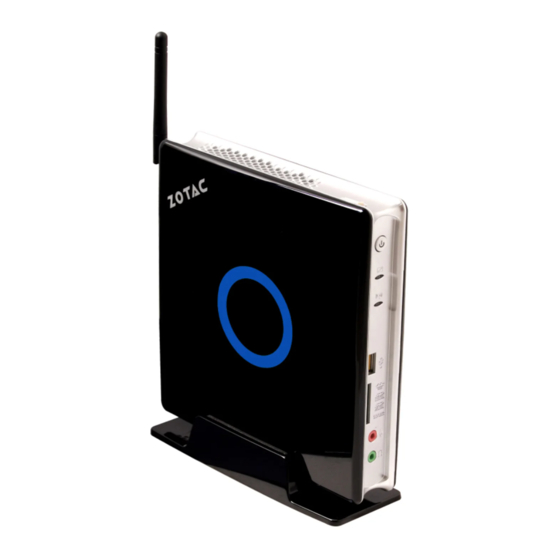 Zotac ZBOX Guía Rápida De Funcionamiento