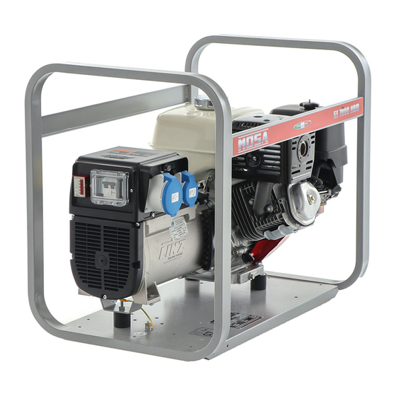 Mosa GE 7000 Manual De Instrucciones