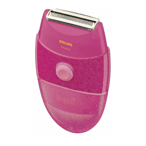 Philips Ladyshave HP6307/00 Manuales