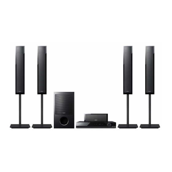 Sony DAV-TZ210 Manual De Instrucciones