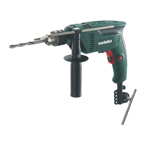 Metabo SBE 601 Instrucciones De Manejo