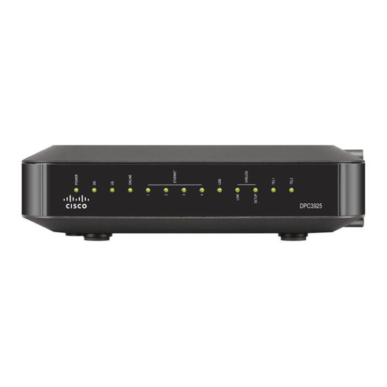 Cisco DPC 3925 Guia Basica Del Usuario