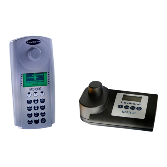 Tintometer Lovibond MD 100 Instrucciones