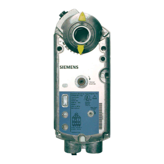 Siemens OpenAir GMA Serie Instrucciones De Montaje