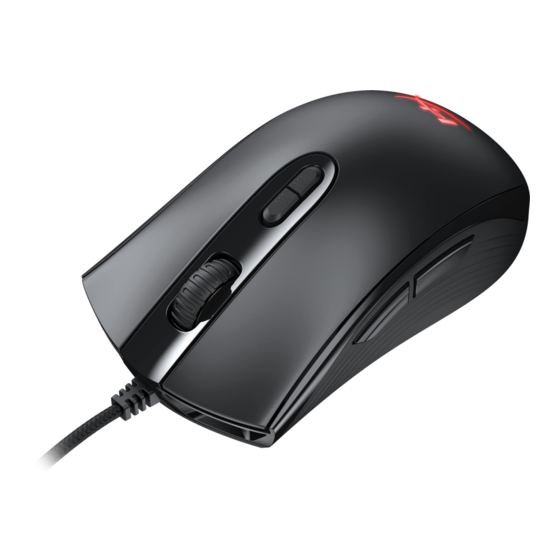 HyperX Pulsefire Core HX-MC004B Manual De Instrucciones