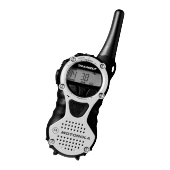 Motorola TALKABOUT T6300 Manual Del Usuario