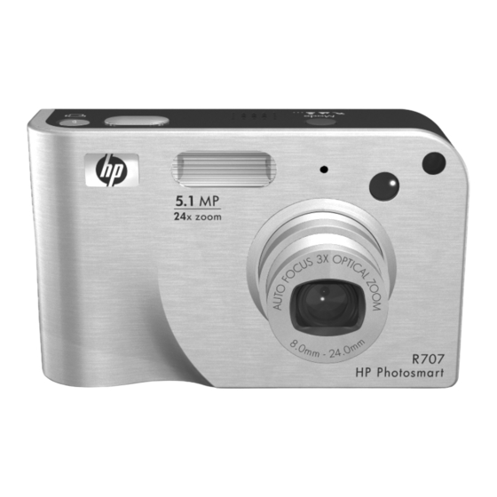 HP Photosmart R707 Manual Del Usuario