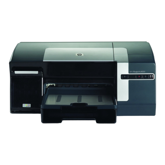 HP Officejet Pro K550 Serie Guia Del Usuario
