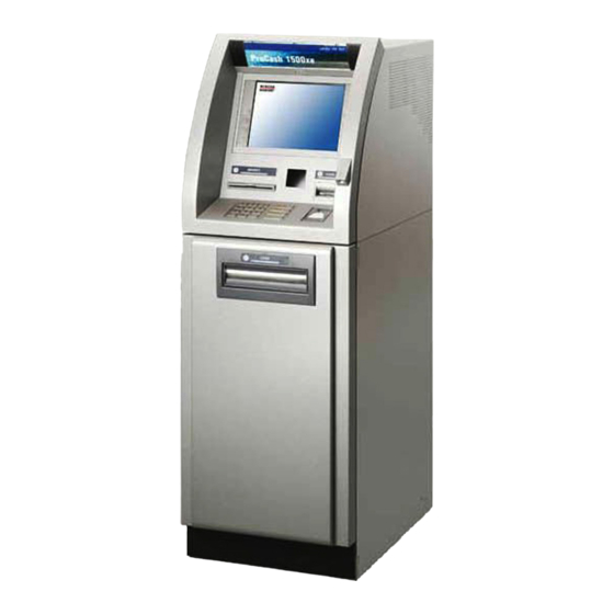 Wincor Nixdorf ProCash 1500xe Instrucciones De Manejo