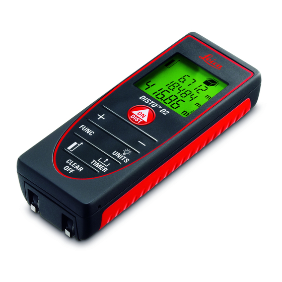 Leica Geosystems DISTO D2 Manual De Empleo