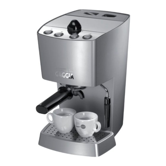 Gaggia ESPRESSO DOSE Instrucciones De Uso