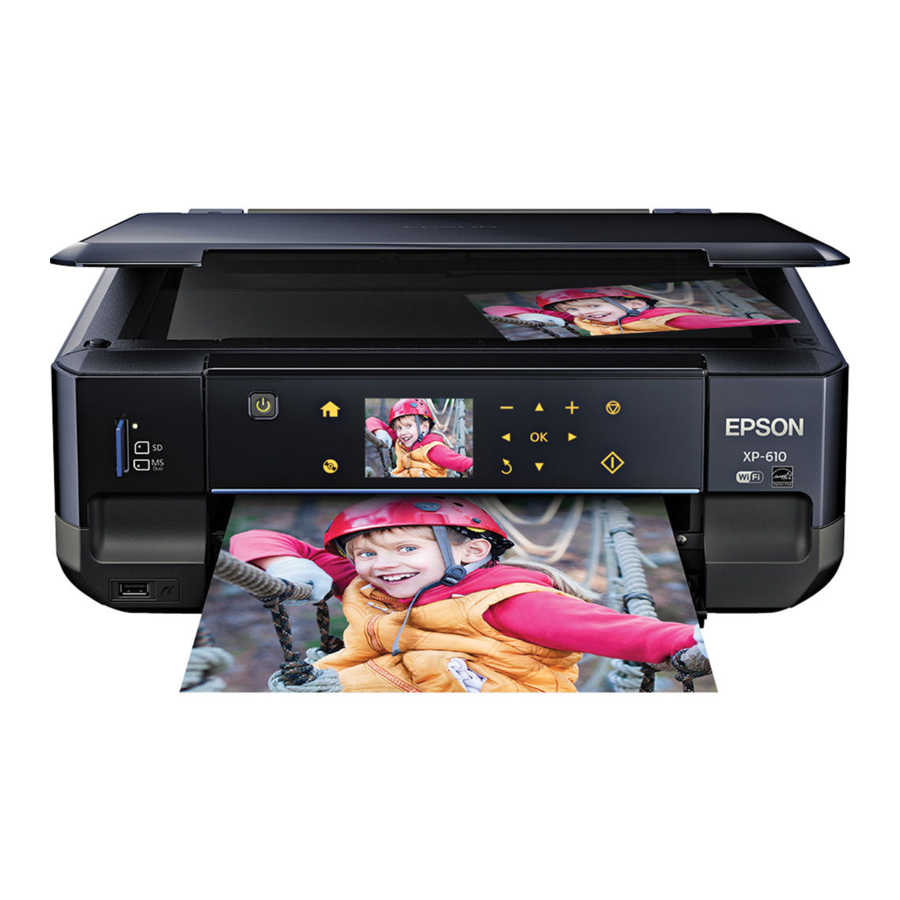 Epson Small-in-One XP-610, XP-810 - Manual de la impresora