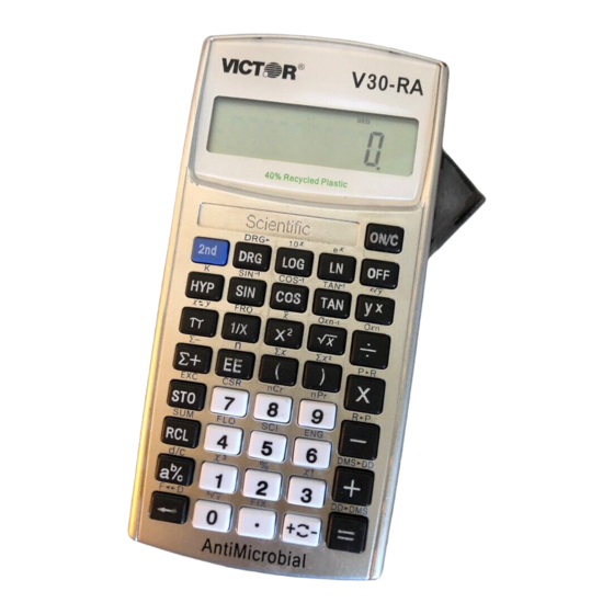 Victor V30-RA Manual Del Usuario