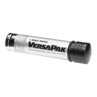 BLACK AND DECKER VERSAPAK VP130 MANUAL DEL USUARIO Descargar en