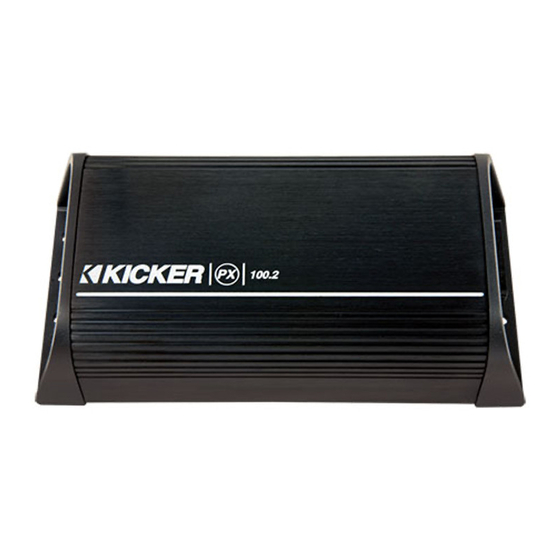 Kicker PX100.2 Manual Del Propietário