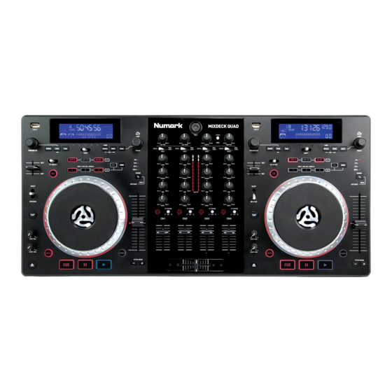 Numark MIXDECK QUAD Manual Del Usuario