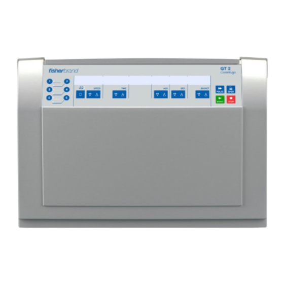 Fisher Scientific Fisherbrand GT2 Instrucciones De Uso