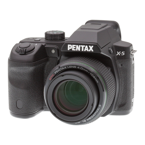 Pentax X-5 Manual De Instrucciones