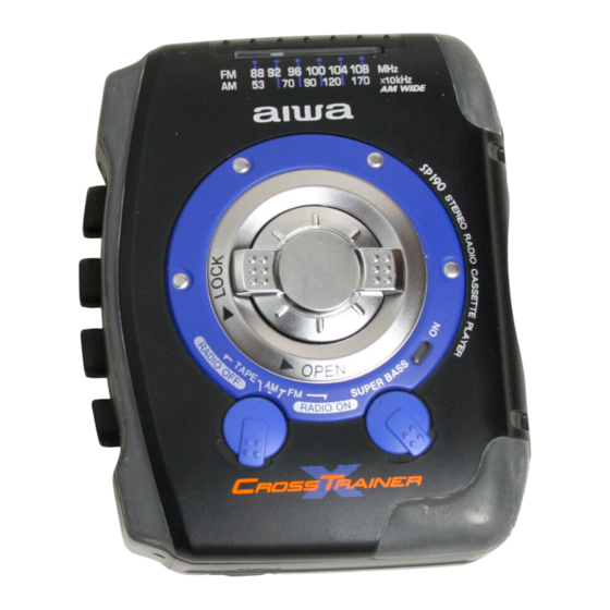 Aiwa HS-SP190 Instrucciones De Manejo
