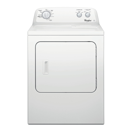 Whirlpool 3LWED4705FW Manual De Uso Y Cuidado