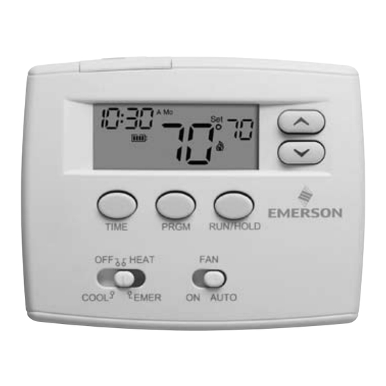 Emerson White Rodgers 1F82-0261 Instrucciones De Instalación Y  Operación