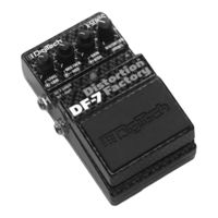 Digitech Distortion Factory DF-7 Manual De Instrucciones