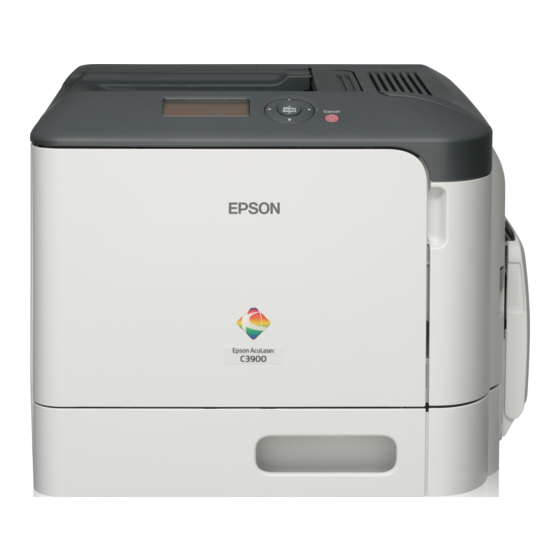 Epson Aculaser C3900 Serie Guia Del Usuario