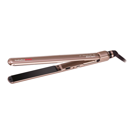 BaByliss PRO SLEEK EXPERT BAB2072EPE Manual Del Usuario