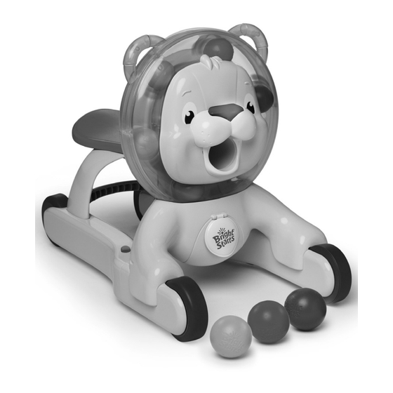 Bright Starts Having a Ball 3-in1 Step 'n Ride Lion Manual De Instrucciones
