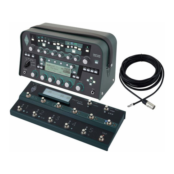 Kemper PROFILER Guía Rápida