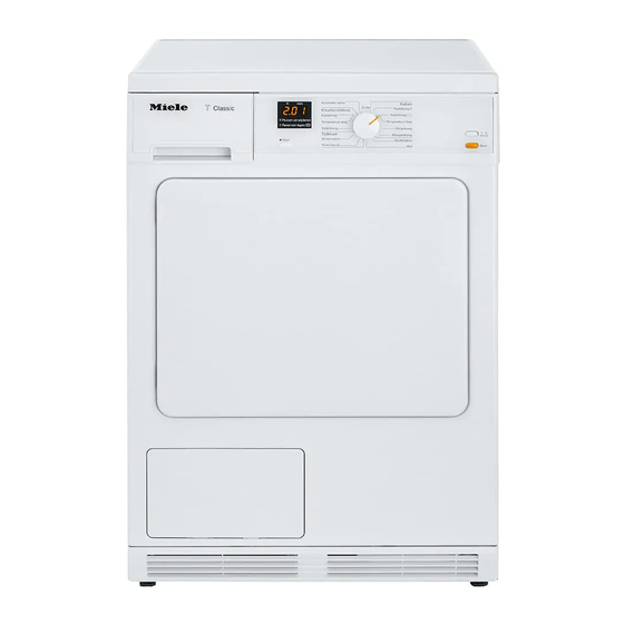 Miele TDA140 C Instrucciones De Manejo