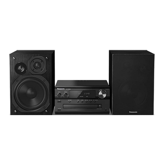 Panasonic SC-PMX80 Instrucciones De Funcionamiento