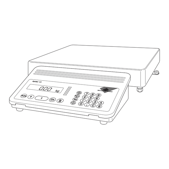 Mettler Toledo Spider 3S Instrucciones De Manejo