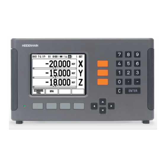 HEIDENHAIN ND 780 Instrucciones De Instalación