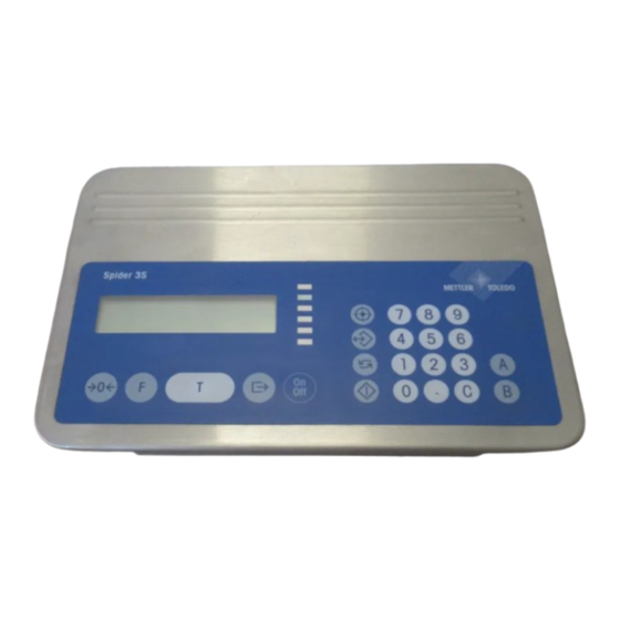 Mettler Toledo Spider 3S Instrucciones De Manejo E Instalación