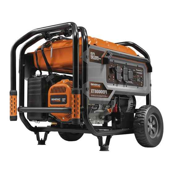 Generac XT8000EFI Manual Del Usuario