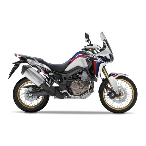 Honda CRF1000-A-D Manual Del Propietário