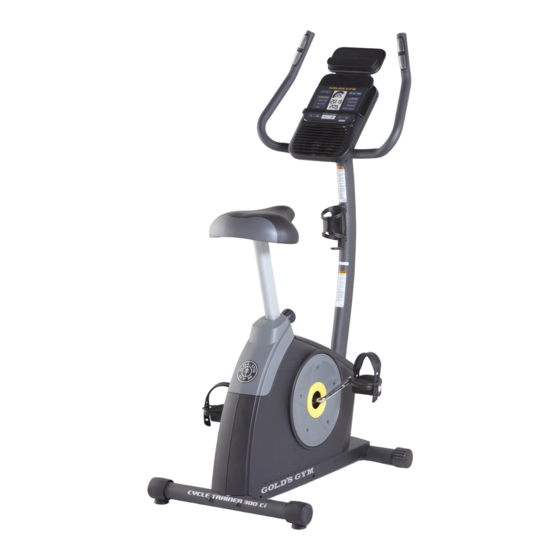 Gold's Gym CYCLE TRAINER 300 C Manuales