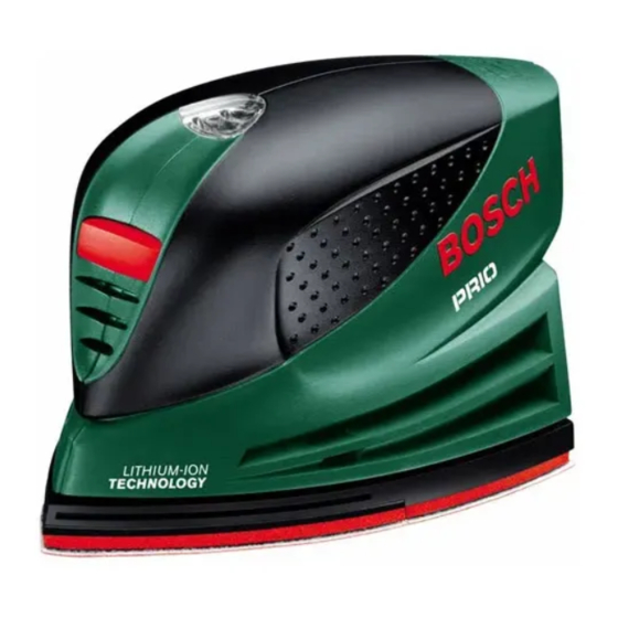 Bosch PRIO Lithium-Ion Manual Original