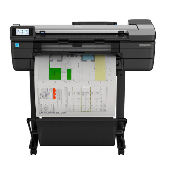 HP DesignJet T730 Información De Introducción