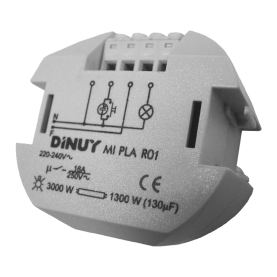 DINUY MI PLA R01 Manual De Instrucciones