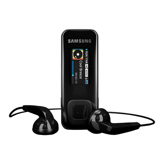 Samsung YP-F3 Manual De Instrucciones