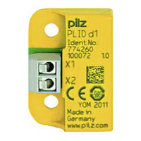 Pilz PLID d1 Manual De Instrucciones