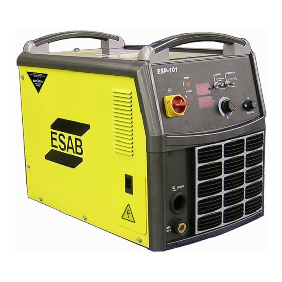 ESAB ESP-101 Manual De Instrucciones