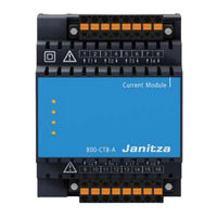 Janitza 800-CT8-A Instrucciones De Instalación