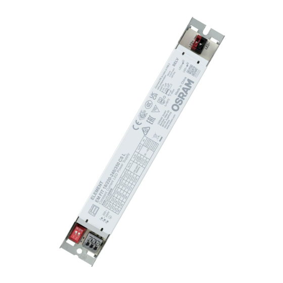 Osram ICUTRONIC IT FIT 18/220-240/350 CS DL Manual De Instrucciones