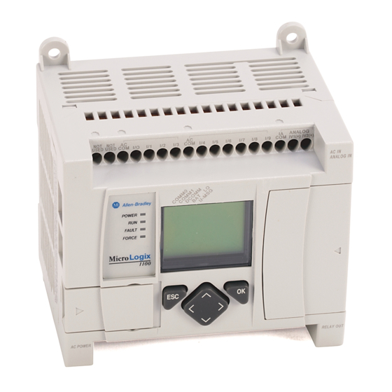 Rockwell Automation Allen-Bradley MicroLogix 1100 Instrucciones De Instalación