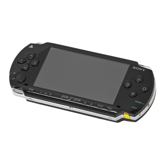 Sony PlayStation Portable PSP-1004 Manual De Instrucciones