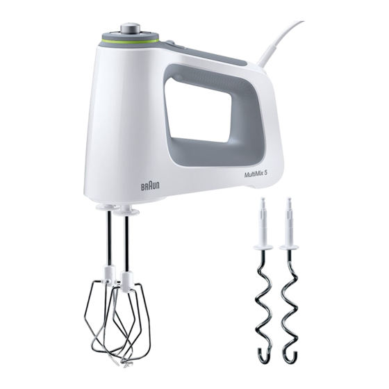 Braun MultiMix 5 HM5100WH Manual Del Usuario