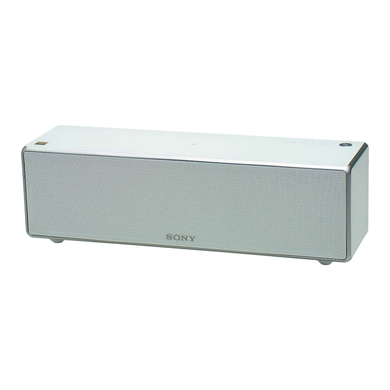 Sony SRS-ZR7 Guia De Ayuda